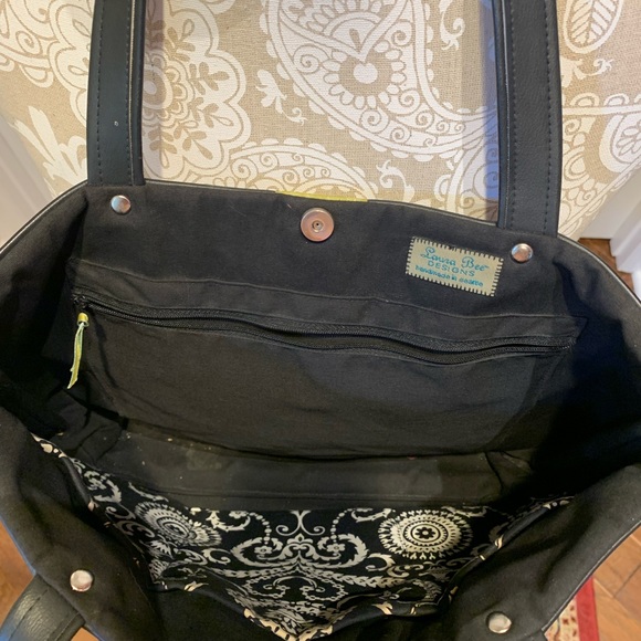 Laura Bee Designs Vegan Shoulder Bag Snap Purse - Picture 6 of 8